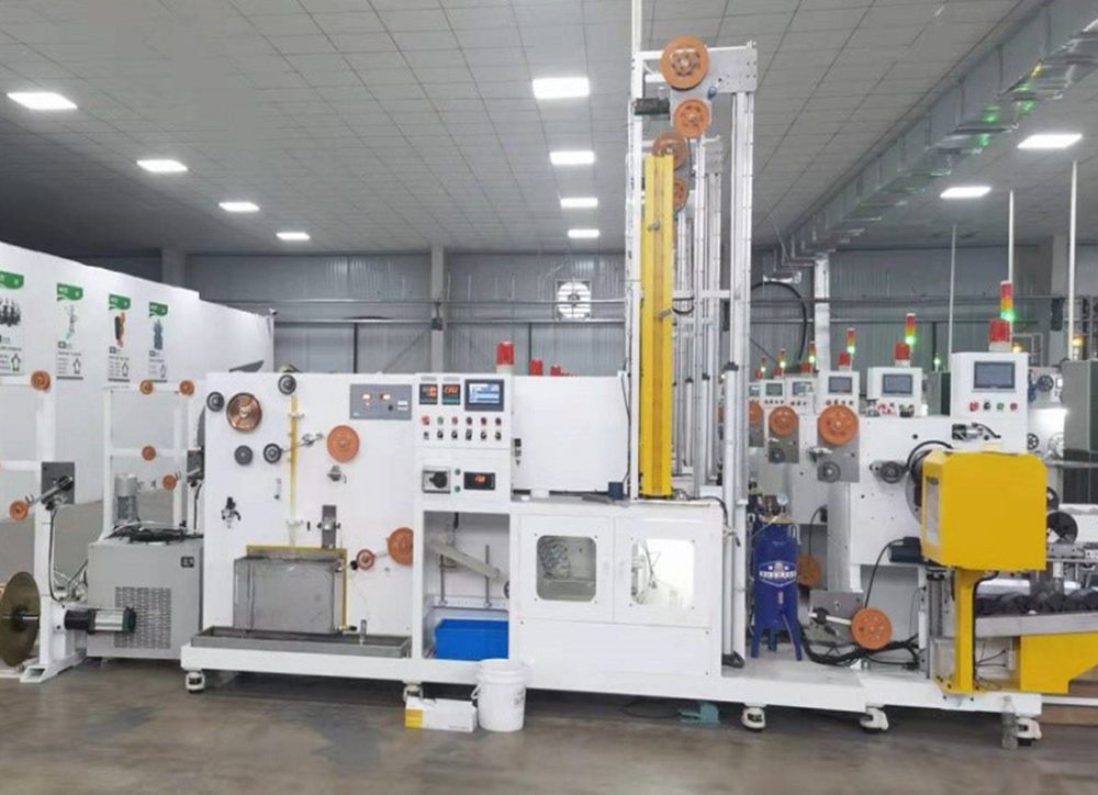 光伏焊带MBB圆线涂锡一体机（全自动）